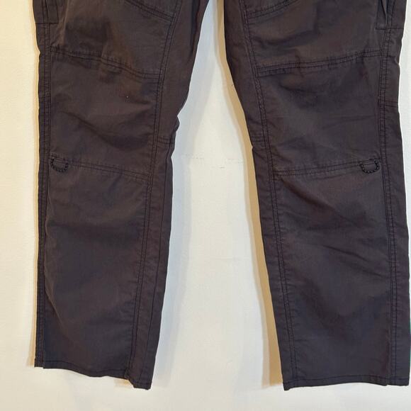 Kuhl Legendary Pants sz 10 Short Dark Grey Utility Pants Hiking Roll up Pants - Picture 2 of 10